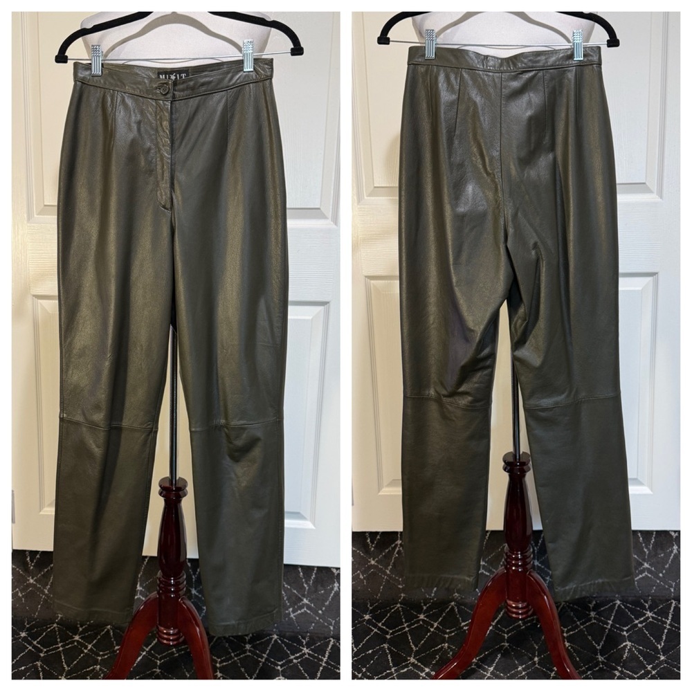 Leather! Mix It leather pants